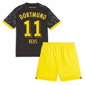 Borussia Dortmund Marco Reus #11 Gostujuci Dres za Dječji 2023-24 Kratak Rukavima (+ kratke hlače)